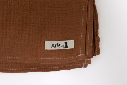 RUST MUSLIN SWADDLE