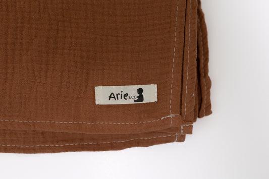 RUST MUSLIN SWADDLE