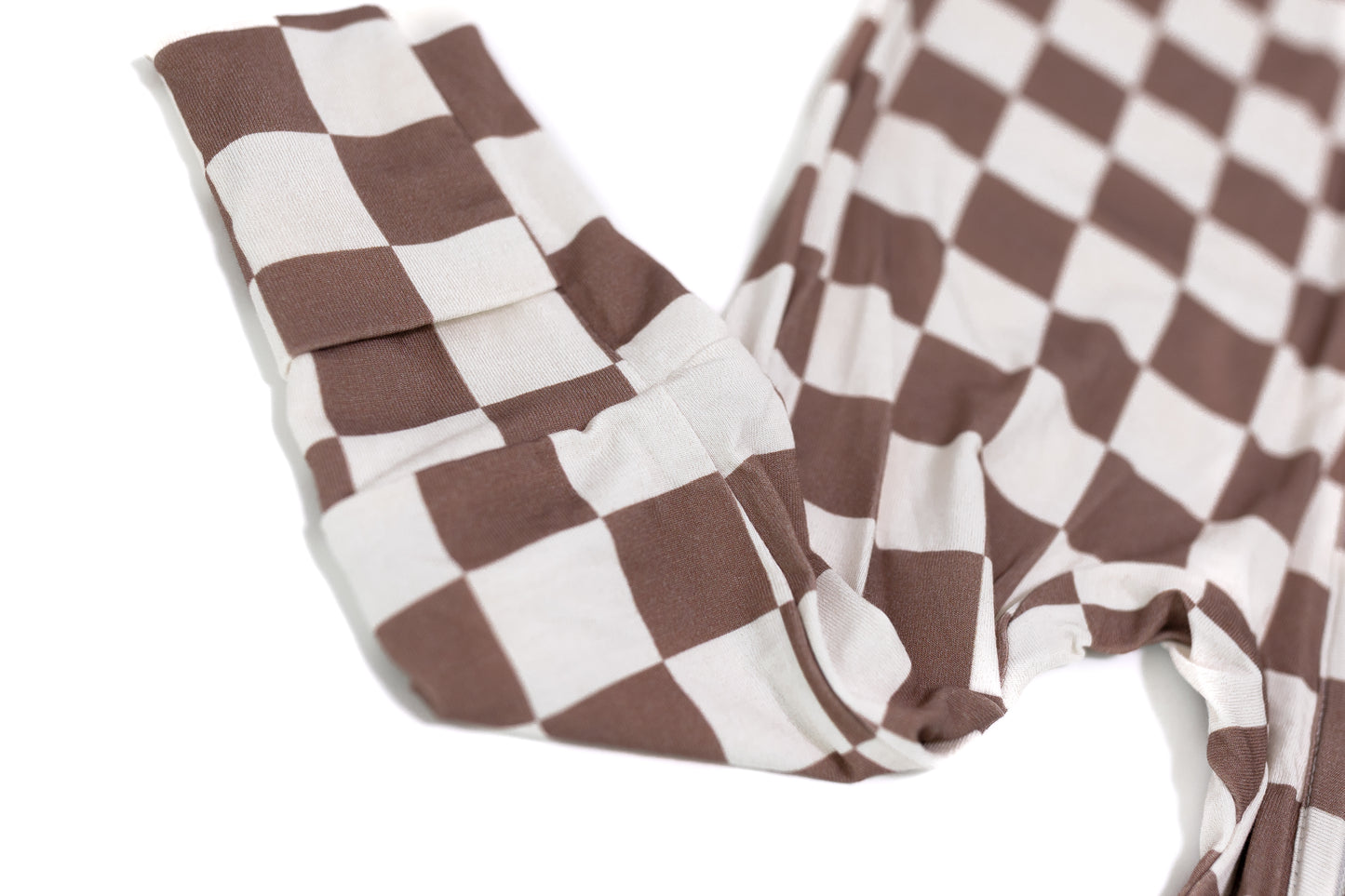 ZIP SLEEPERS - CHECKERED TAN