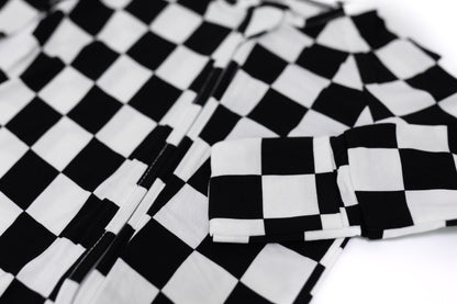 ZIP SLEEPERS - CHECKERED TAN