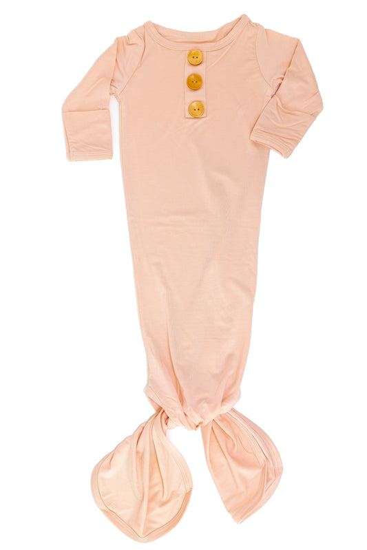 NEWBORN KNOTTED GOWN