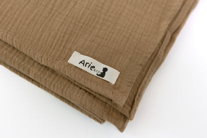 CAMEL MUSLIN SWADDLE