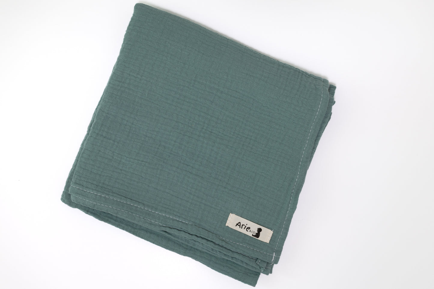 TEAL MUSLIN SWADDLE
