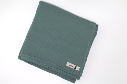 TEAL MUSLIN SWADDLE