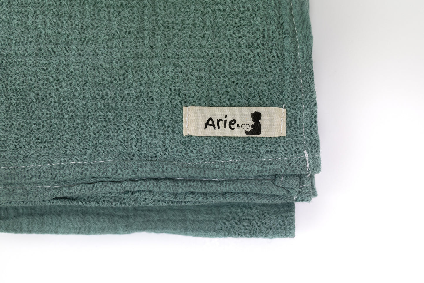 TEAL MUSLIN SWADDLE