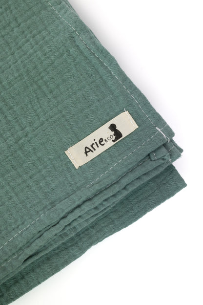 TEAL MUSLIN SWADDLE