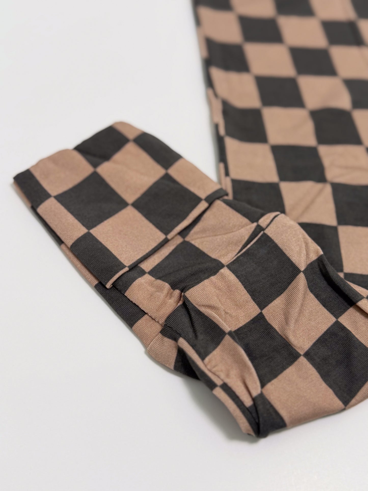 ZIP SLEEPERS - CHECKERED BLACK
