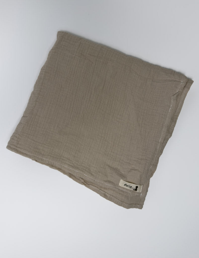 TAUPE MUSLIN SWADDLE
