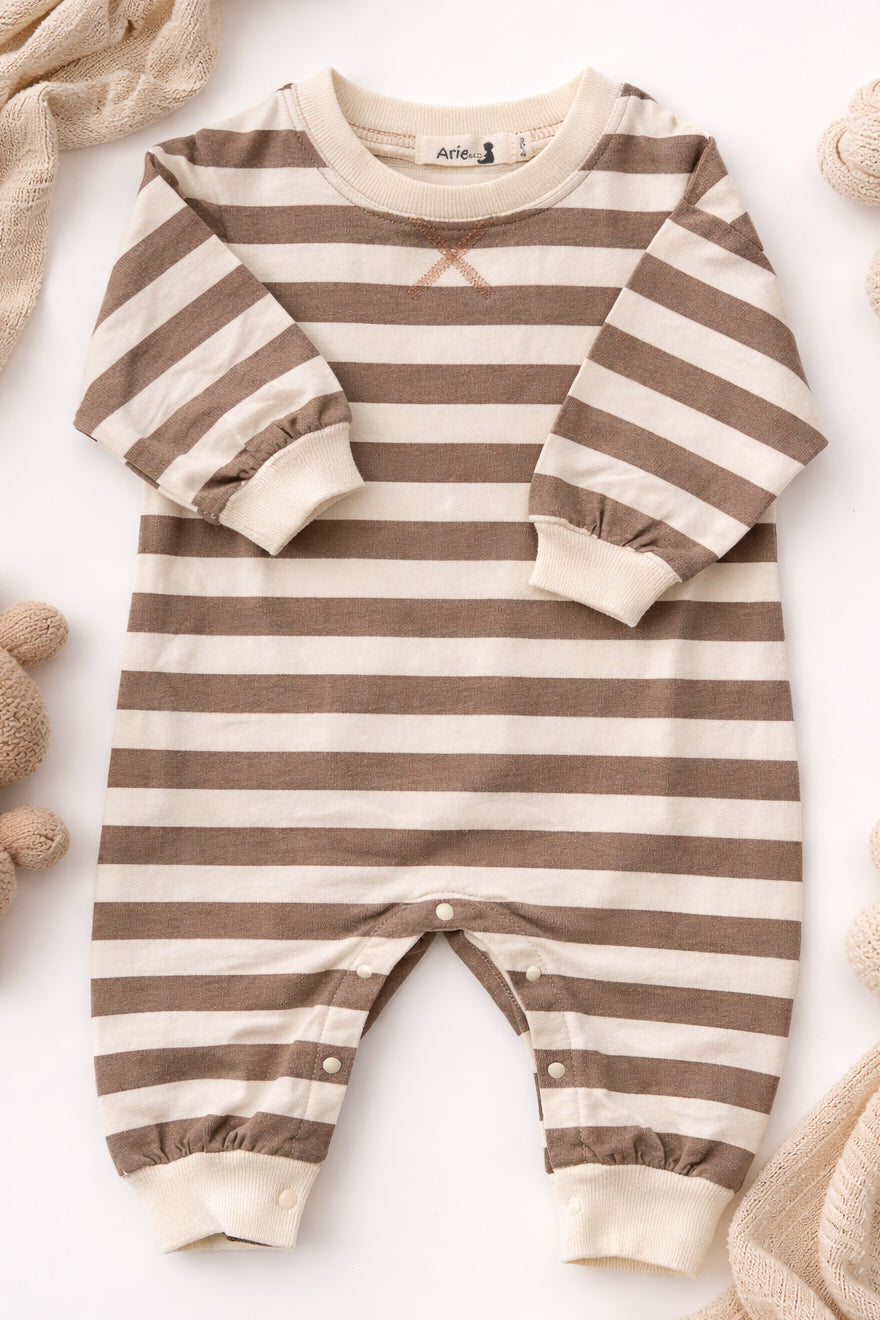 ESSENTIAL STRIPED ROMPER