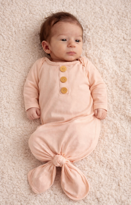 NEWBORN KNOTTED GOWN